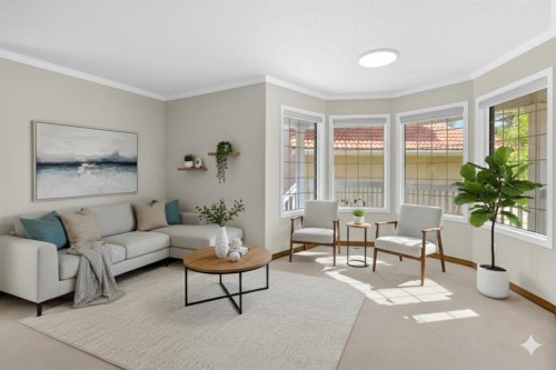 159 Hampshire Grove Nw, Calgary, AB - Indoor Photo Showing Living Room