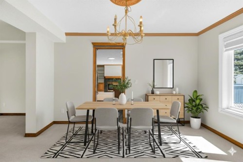 159 Hampshire Grove Nw, Calgary, AB - Indoor Photo Showing Dining Room