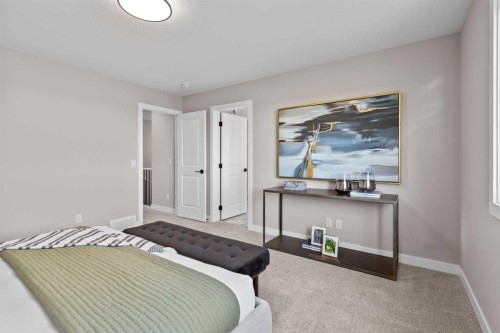 155 Belvedere Crescent Se, Calgary, AB - Indoor Photo Showing Bedroom
