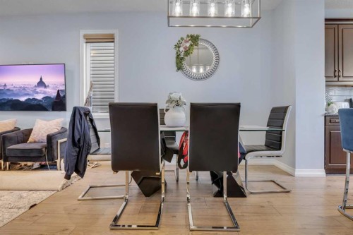 505 Redstone Drive Ne, Calgary, AB - Indoor Photo Showing Dining Room