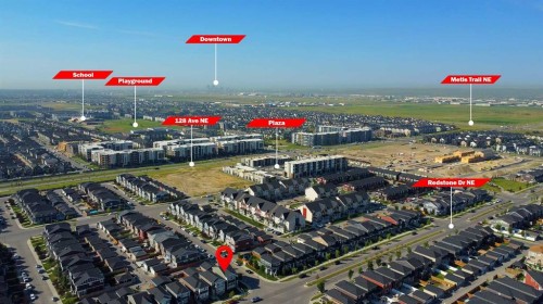 505 Redstone Drive Ne, Calgary, AB - Outdoor With View