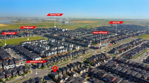 505 Redstone Drive Ne, Calgary, AB - Outdoor With View