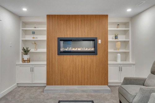 3 Cardiff Drive Nw, Calgary, AB - Indoor With Fireplace