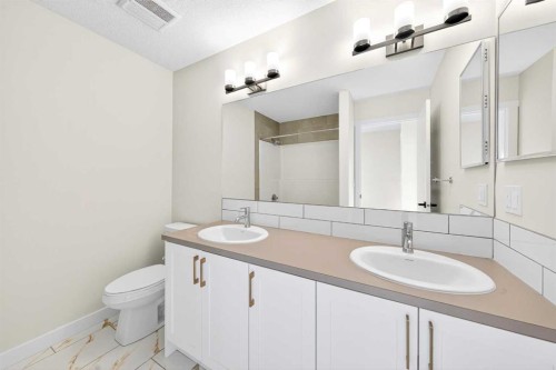 1642 Baywater Street Sw, Airdrie, AB - Indoor Photo Showing Bathroom