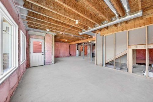 1642 Baywater Street Sw, Airdrie, AB - Indoor Photo Showing Basement