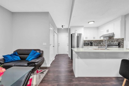 349 Calhoun Common Ne, Calgary, AB - Indoor Photo Showing Kitchen With Upgraded Kitchen