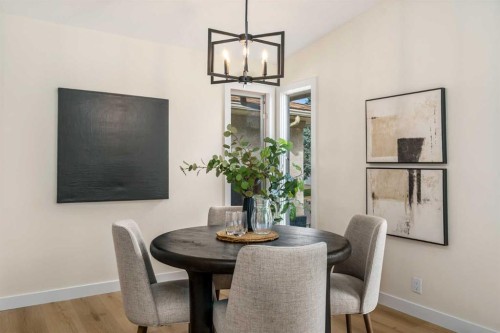 204 Mckerrell Way Se, Calgary, AB - Indoor Photo Showing Dining Room