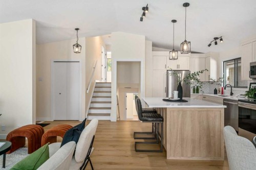 204 Mckerrell Way Se, Calgary, AB - Indoor Photo Showing Kitchen With Upgraded Kitchen