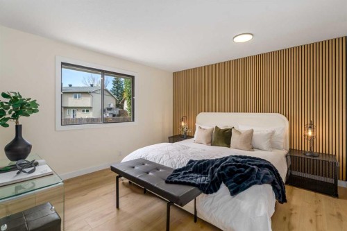 204 Mckerrell Way Se, Calgary, AB - Indoor Photo Showing Bedroom