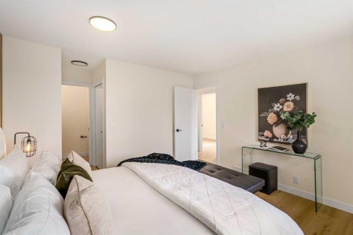 204 Mckerrell Way Se, Calgary, AB - Indoor Photo Showing Bedroom