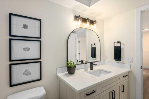 204 Mckerrell Way Se, Calgary, AB - Indoor Photo Showing Bathroom