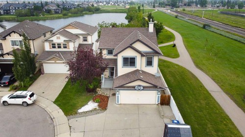 130 Morningside Point Sw, Airdrie, AB - Outdoor With Facade