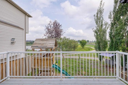 130 Morningside Point Sw, Airdrie, AB - Outdoor With Deck Patio Veranda With Exterior