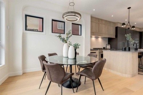 637 51 Avenue Sw, Calgary, AB - Indoor Photo Showing Dining Room