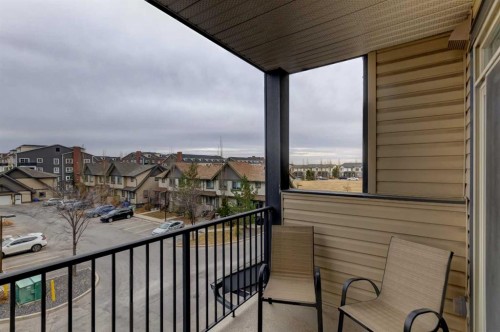 324-117 Copperpond Common Se, Calgary, AB - Outdoor With Balcony With Exterior