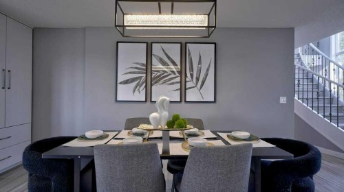 24073 Burma Road, Rural Rocky View County, AB - Indoor Photo Showing Dining Room