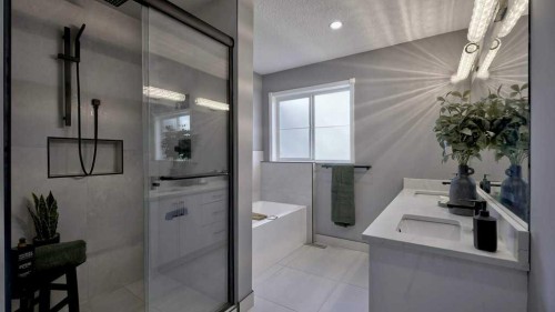 24073 Burma Road, Rural Rocky View County, AB - Indoor Photo Showing Bathroom