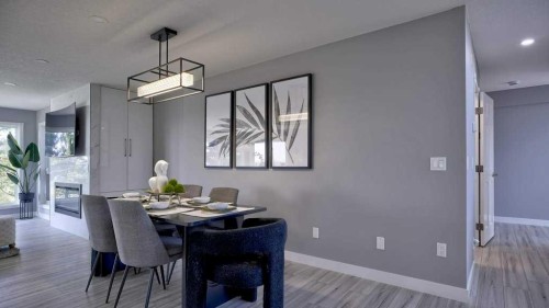 24073 Burma Road, Rural Rocky View County, AB - Indoor Photo Showing Dining Room