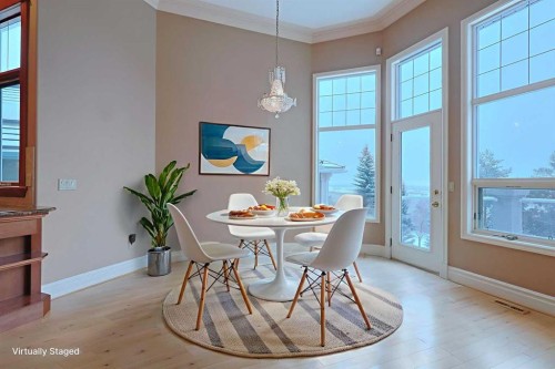 4536 Hamptons Way Nw, Calgary, AB - Indoor Photo Showing Dining Room