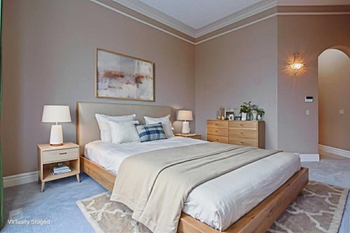 4536 Hamptons Way Nw, Calgary, AB - Indoor Photo Showing Bedroom