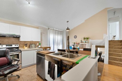 132 Mt Apex Green Se, Calgary, AB - Indoor Photo Showing Kitchen With Double Sink