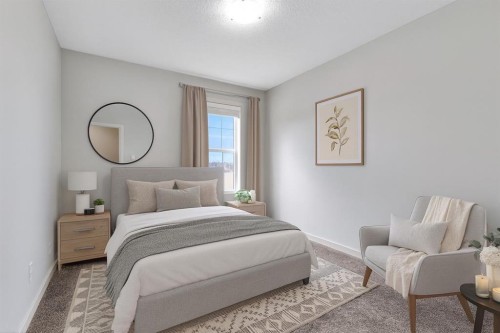 354 Legacy Village Way Se, Calgary, AB - Indoor Photo Showing Bedroom