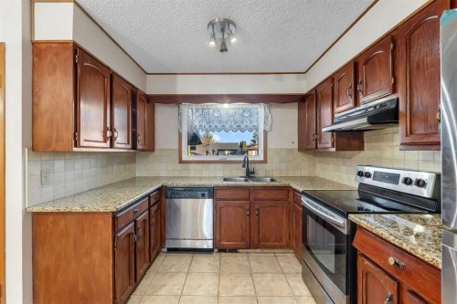 20 Templehill Crescent Ne, Calgary, AB - Indoor Photo Showing Kitchen With Stainless Steel Kitchen With Double Sink