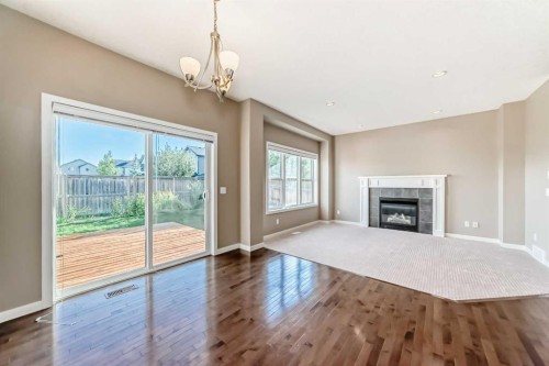 326 Kincora Glen Rise, Calgary, AB - Indoor With Fireplace