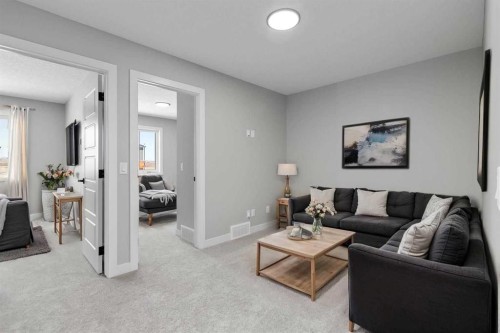 65 Amblefield Heights Nw, Calgary, AB - Indoor Photo Showing Living Room