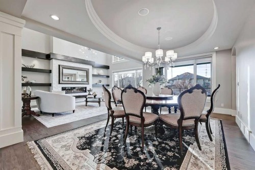 32 Aspen Ridge Manor Sw, Calgary, AB - Indoor Photo Showing Dining Room