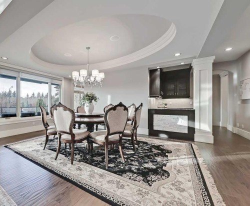 32 Aspen Ridge Manor Sw, Calgary, AB - Indoor Photo Showing Dining Room