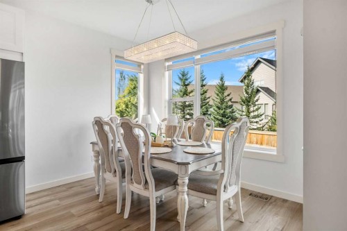 808 Coopers Square Sw, Airdrie, AB - Indoor Photo Showing Dining Room
