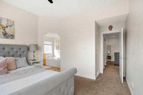 808 Coopers Square Sw, Airdrie, AB - Indoor Photo Showing Bedroom