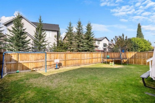 808 Coopers Square Sw, Airdrie, AB - Outdoor With Backyard