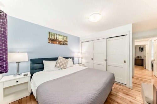 1-1406 2Nd Avenue, Canmore, AB - Indoor Photo Showing Bedroom