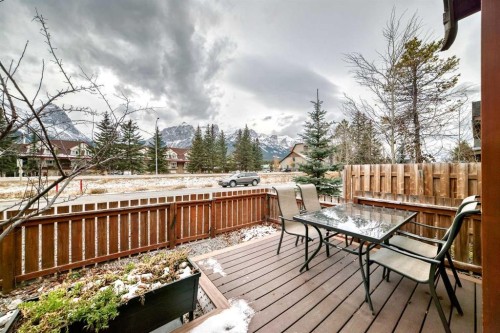 1-1406 2Nd Avenue, Canmore, AB - Outdoor With Deck Patio Veranda
