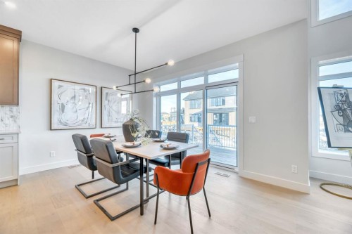 80 Legacy Woods Crescent Se, Calgary, AB - Indoor Photo Showing Dining Room