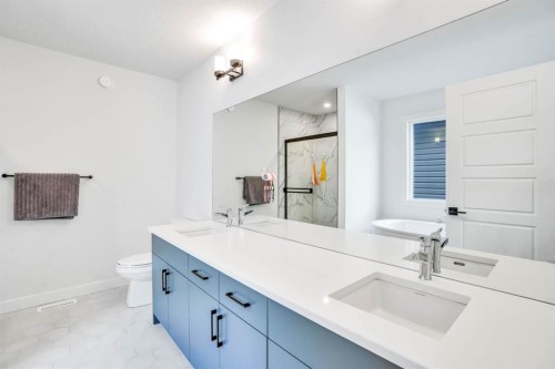 353 Walcrest View Se, Calgary, AB - Indoor Photo Showing Bathroom