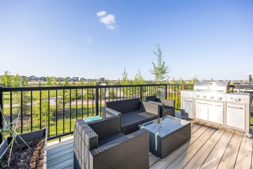 656 Bayview Way Sw, Airdrie, AB - Outdoor With Deck Patio Veranda