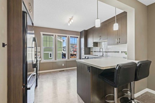 313 Auburn Bay Circle Se, Calgary, AB - Indoor Photo Showing Kitchen