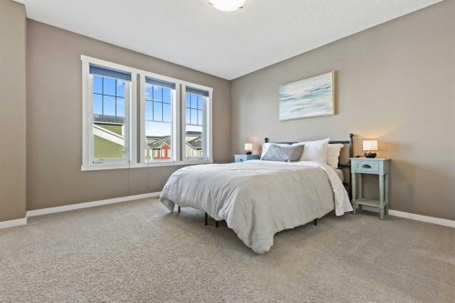313 Auburn Bay Circle Se, Calgary, AB - Indoor Photo Showing Bedroom