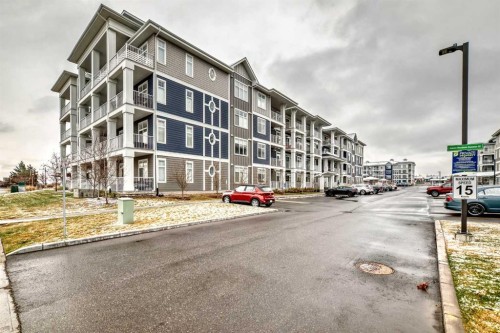 213-500 Auburn Meadows Common Se, Calgary, AB - Outdoor With Balcony With Facade