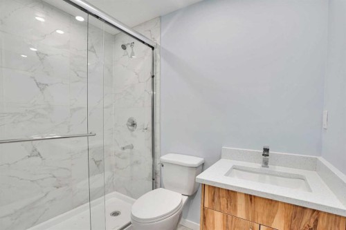 229 Luxstone Way Sw, Airdrie, AB - Indoor Photo Showing Bathroom