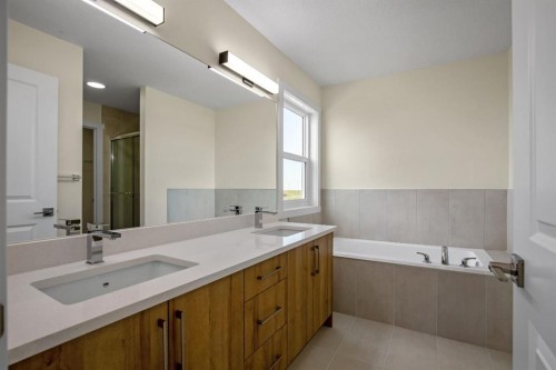 585 Corner Meadows Way Ne, Calgary, AB - Indoor Photo Showing Bathroom
