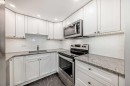 201-3727 42 Street Nw, Calgary, AB  - Indoor Photo Showing Kitchen With Stainless Steel Kitchen With Upgraded Kitchen 