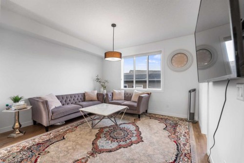 164 Cornerstone Grove Ne, Calgary, AB - Indoor Photo Showing Living Room