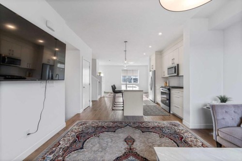 164 Cornerstone Grove Ne, Calgary, AB - Indoor Photo Showing Kitchen With Upgraded Kitchen