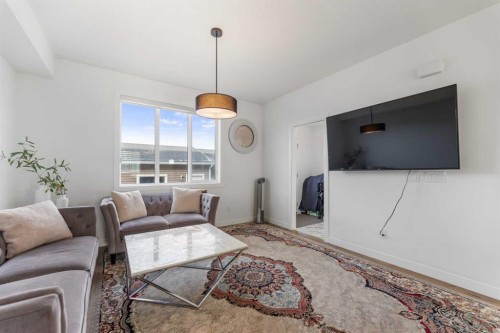 164 Cornerstone Grove Ne, Calgary, AB - Indoor Photo Showing Living Room