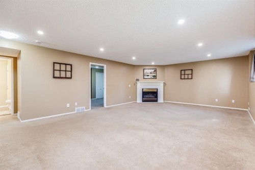 1808 Meadowbrook Gate Se, Airdrie, AB - Indoor Photo Showing Basement