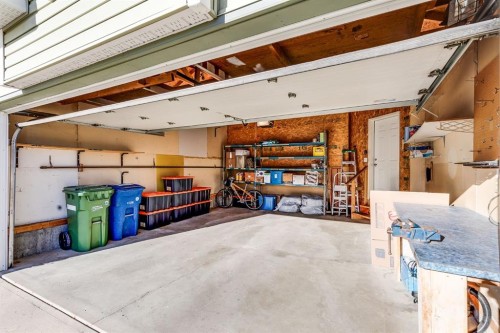 1808 Meadowbrook Gate Se, Airdrie, AB - Indoor Photo Showing Garage